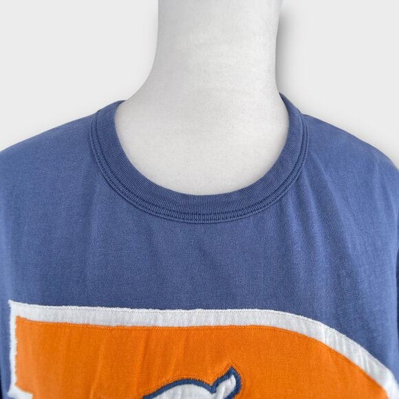 47 Denver Broncos Vintage Big Logo Classic Embroidered Short Sleeve Shirt Large - Picture 6 of 10